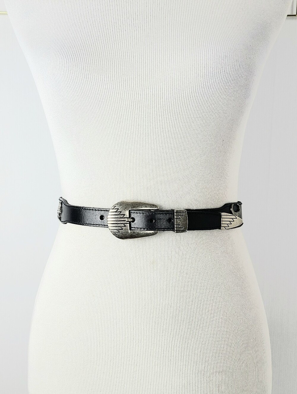 Wilsons American Bridle Animal Concho Genuine Leather Vintage Belt